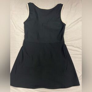 Abercrombie & Fitch Black athletic dress attached shorts w/pockets spandex blend